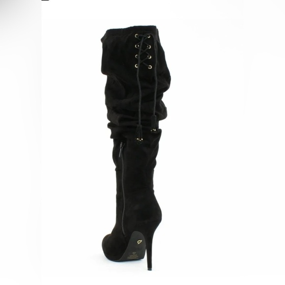 Thalia Sodi Black Over the Knee Boots - Picture 4 of 5